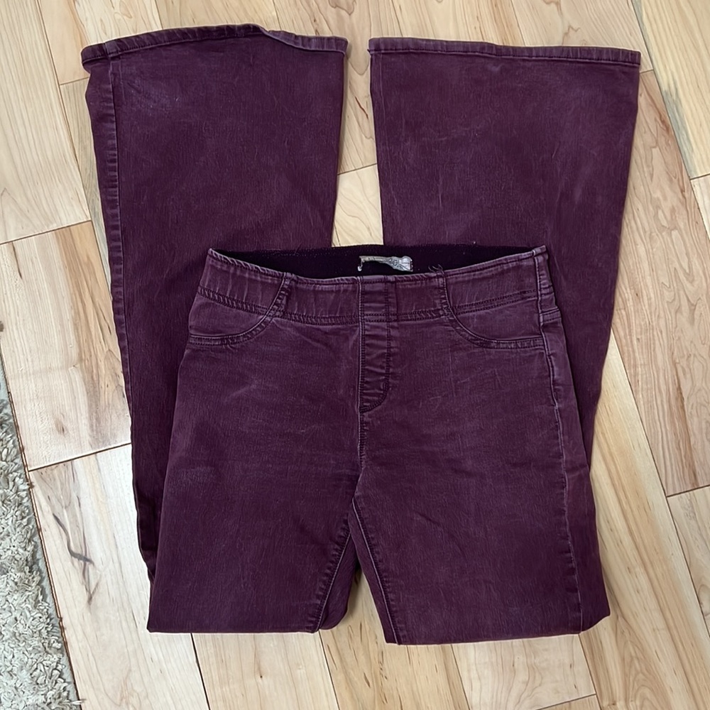 Free people wide leg pull on jeans